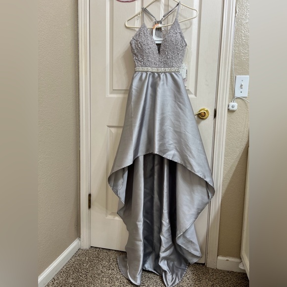 Honey and Rosie Dresses & Skirts - Honey and Rosie Silver Lace Dress